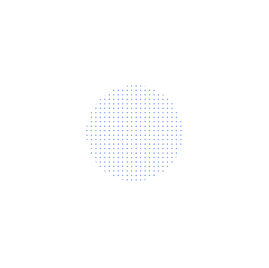 Circular shap of dots