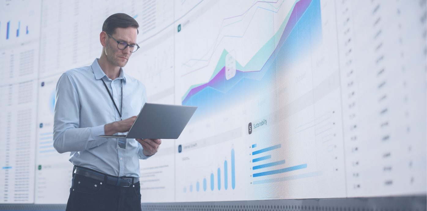 Fintech industry transformation graphic.