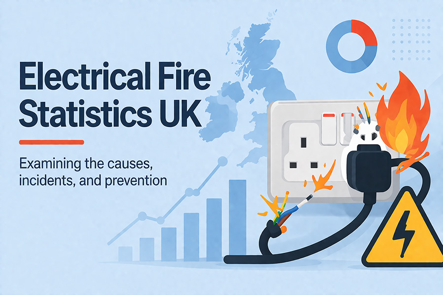 Electrical fire statistics UK - examining the causes, incidents, and prevention