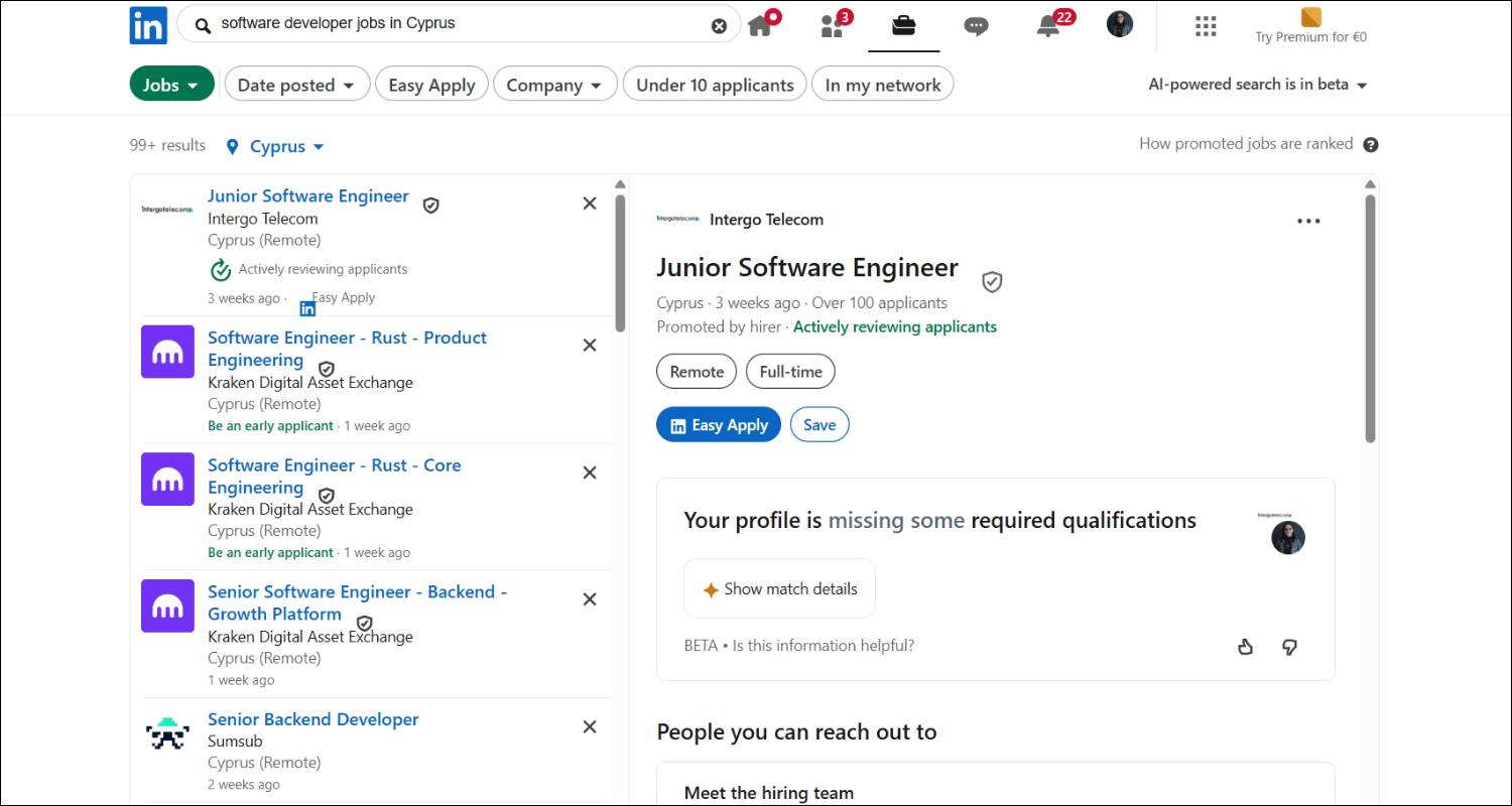 Best Job Sites in Cyprus linkedin