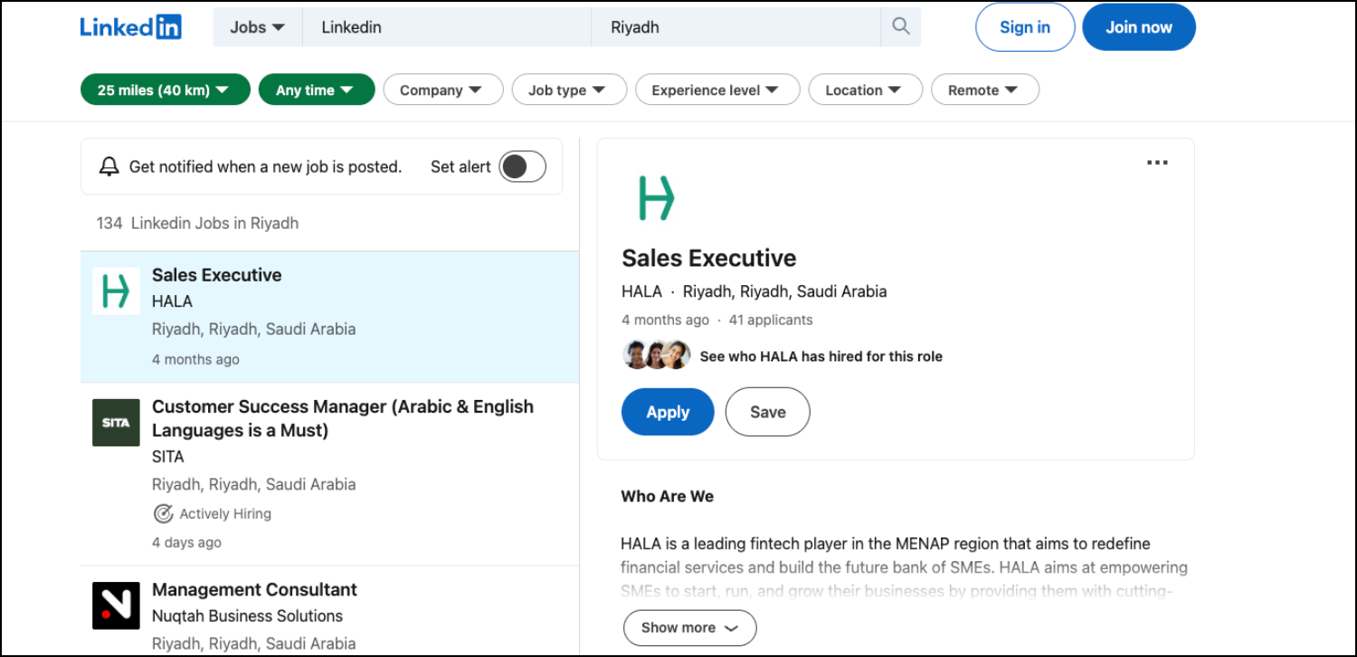 LinkedIn Jobs – Best for Professional Networking and Passive Talent