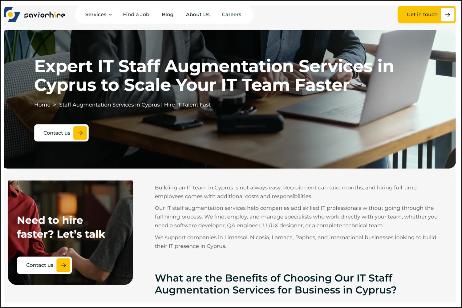 Top 10 Staff Augmentation Companies in Cyprus