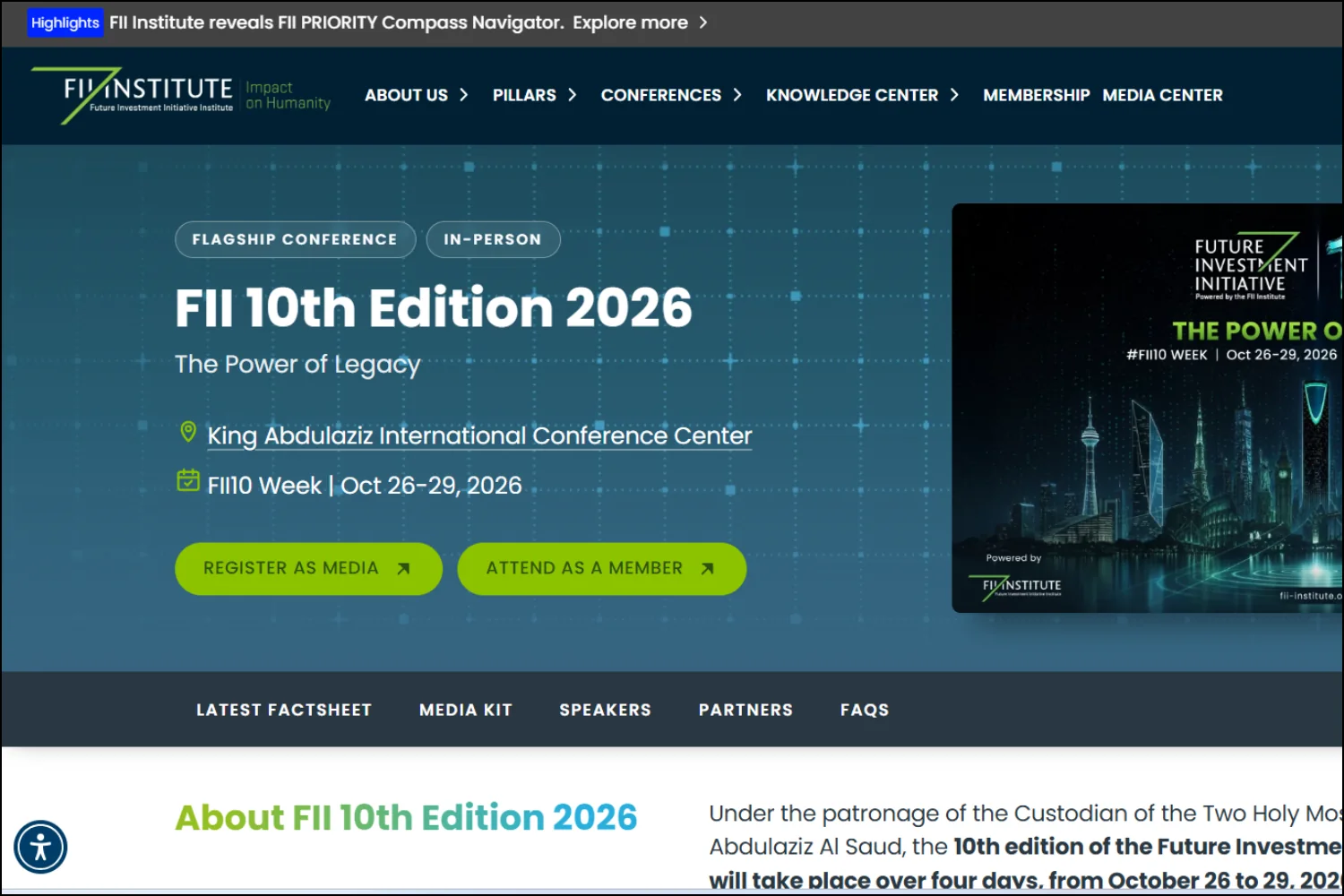 Future Investment Initiative 2026