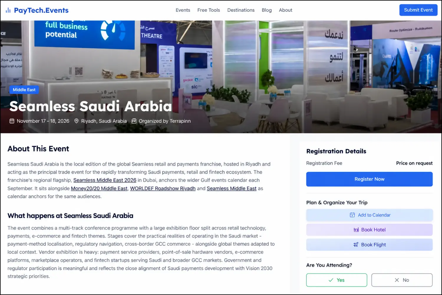 Seamless Saudi Arabia 2026