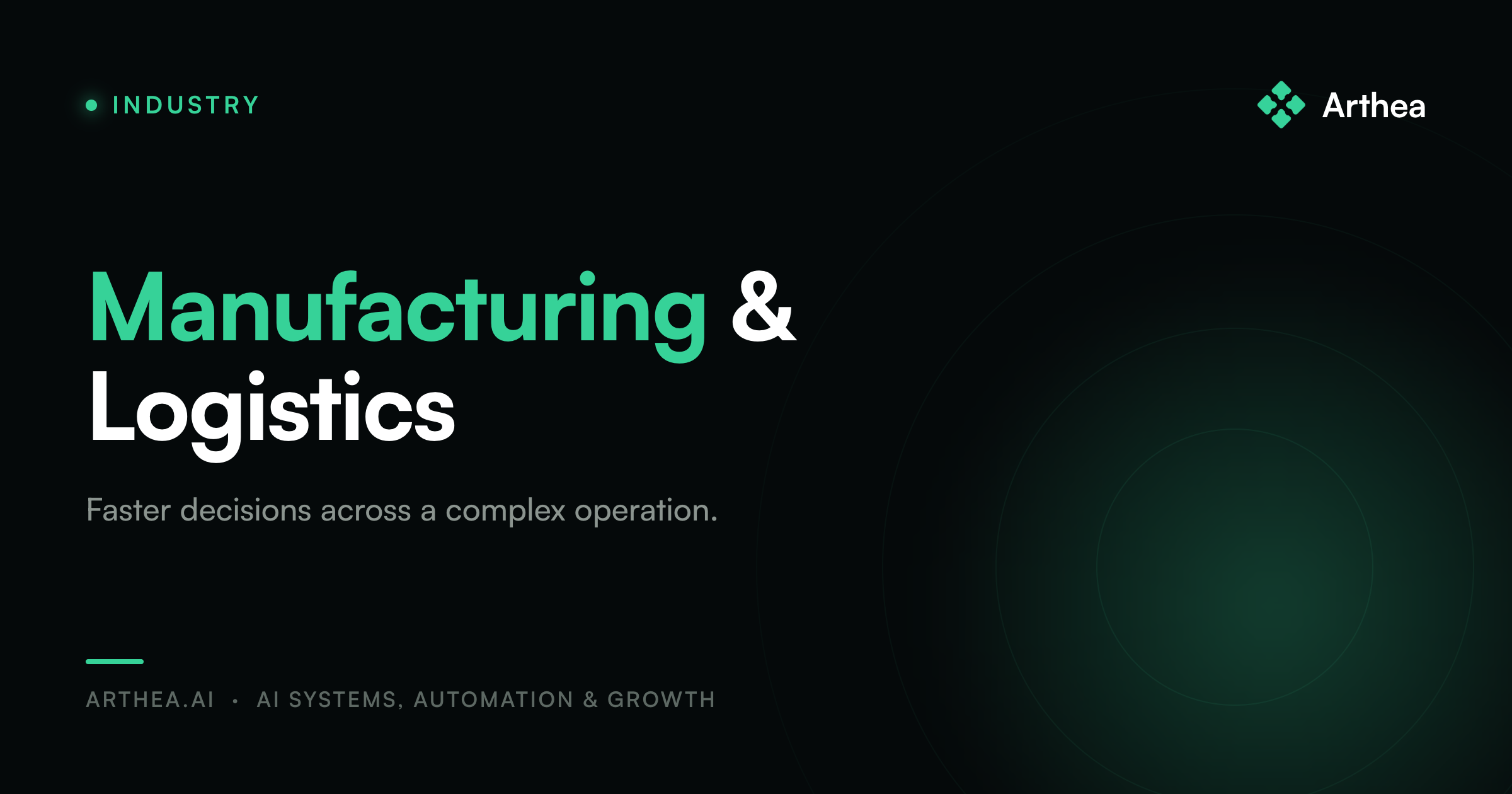 Manufacturing & Logistics