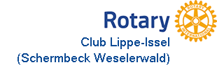 Logo des Rotary Clubs Lippe-Issel