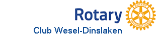 Logo des Rotary Clubs Wesel-Dienslaken