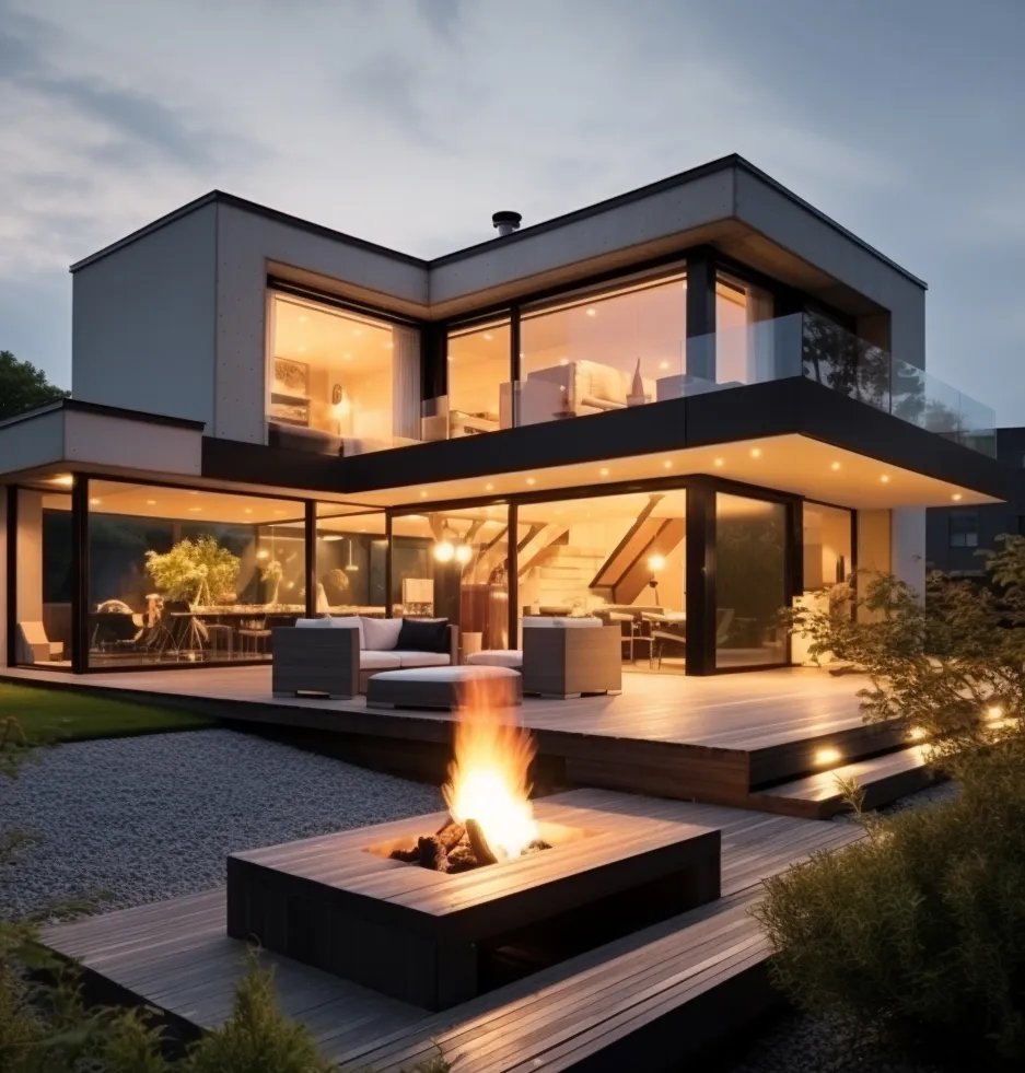 Modernes mehrgeschössiges Einfamilienhaus. Caroline Wolf Immobilien