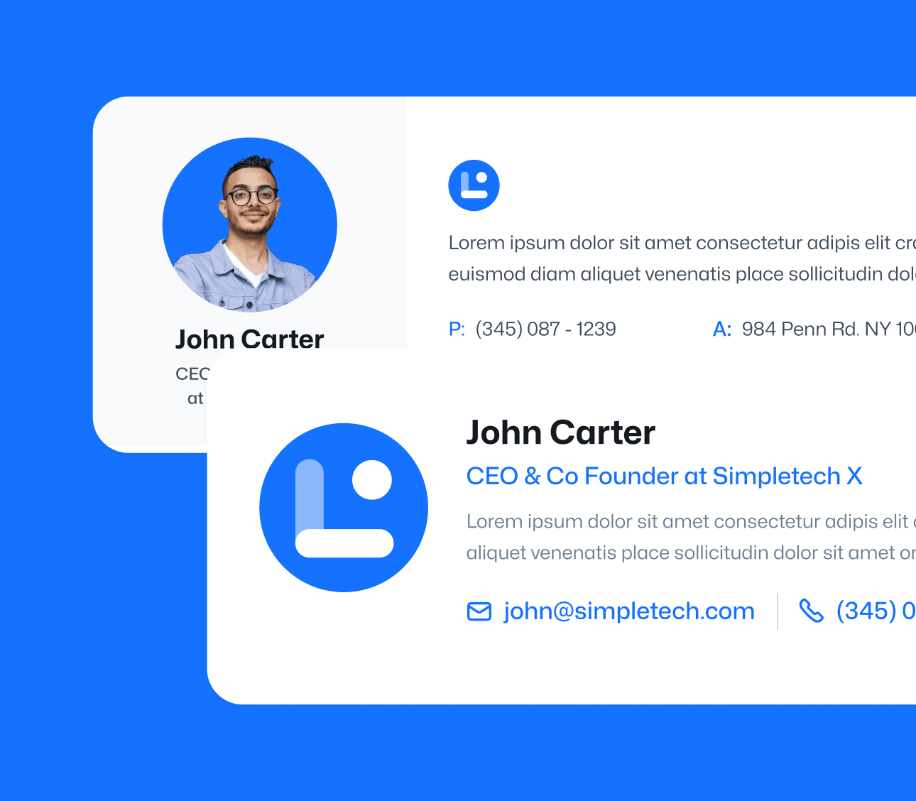 Simpletech X - Email Signature - Tech Webflow Template
