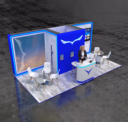 Trade show booth pricing example