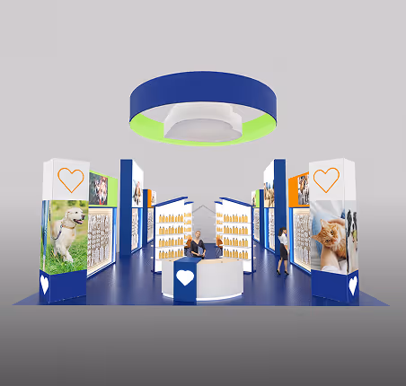 Trade show booth pricing example