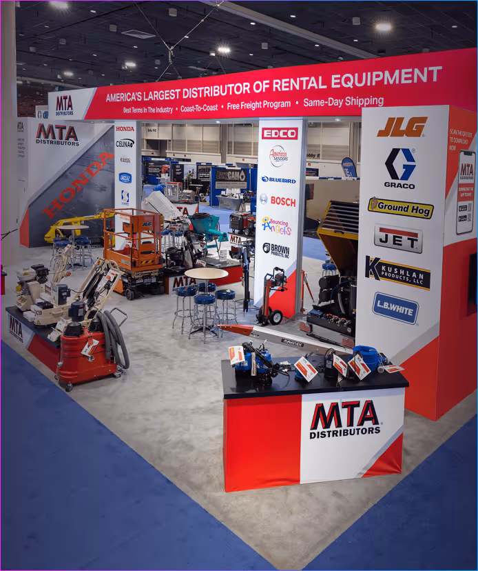 MTA trade show booth by EXHIB-IT!