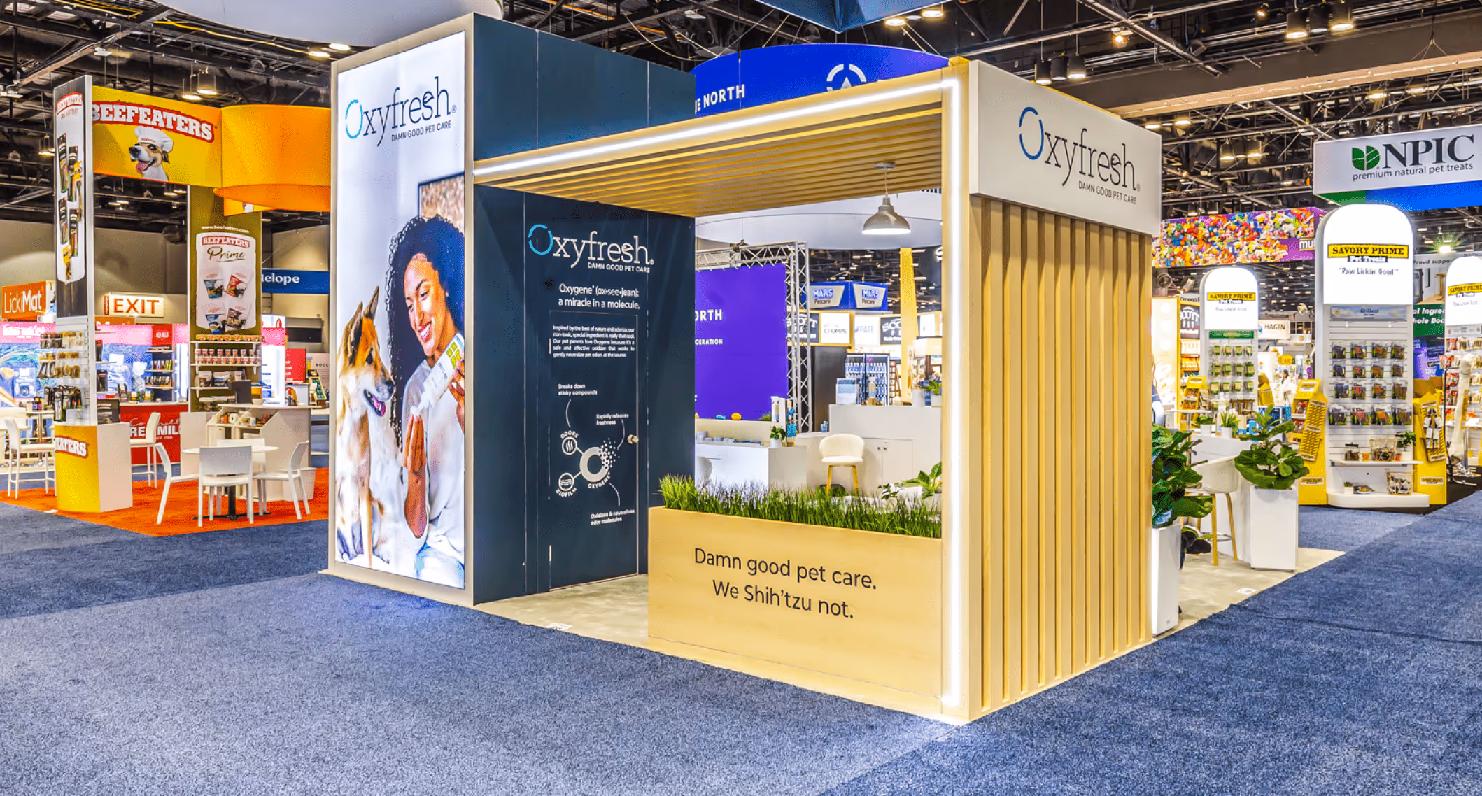Oxyfresh trade show exhibit