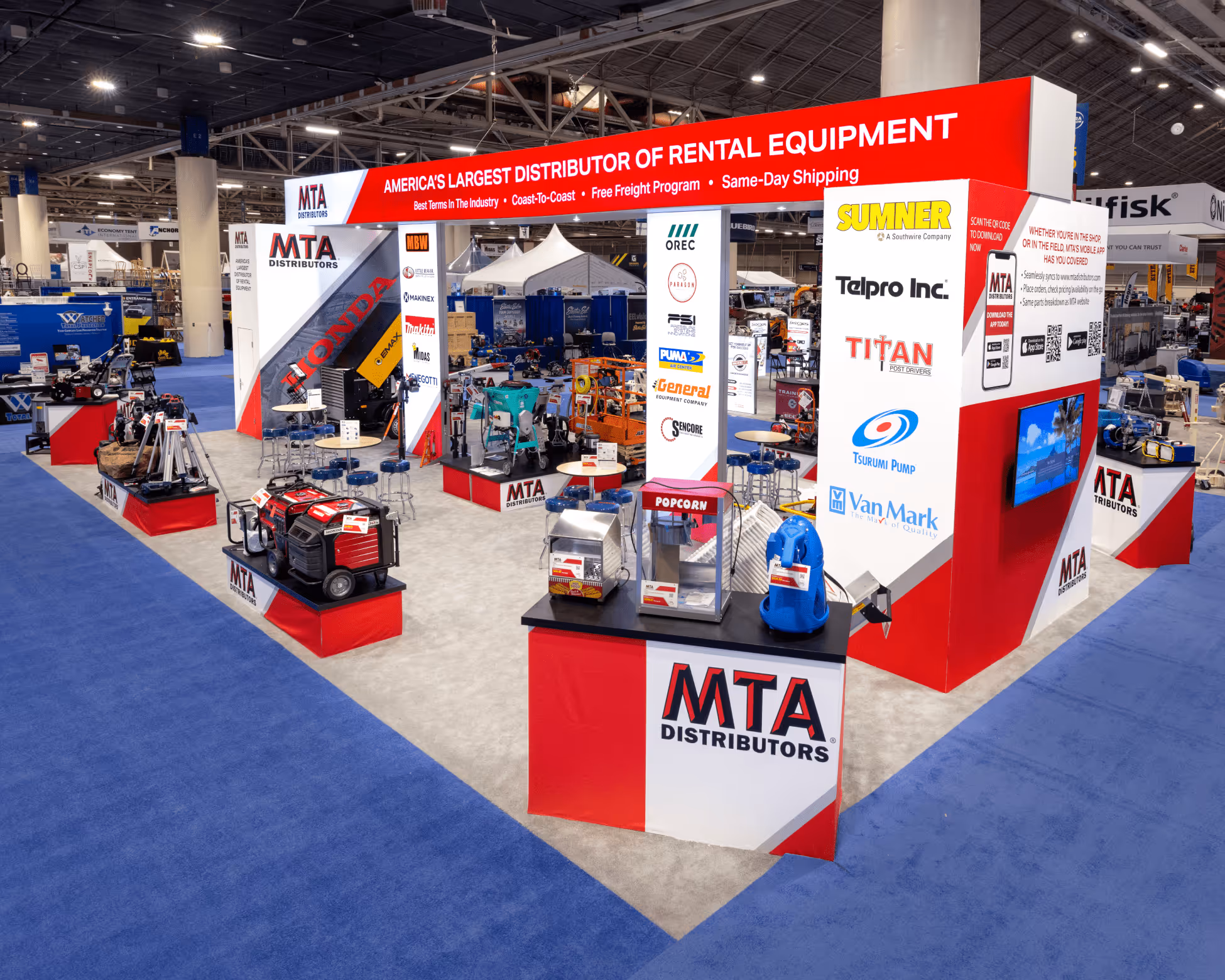 MTA 30x50 custom trade show booth