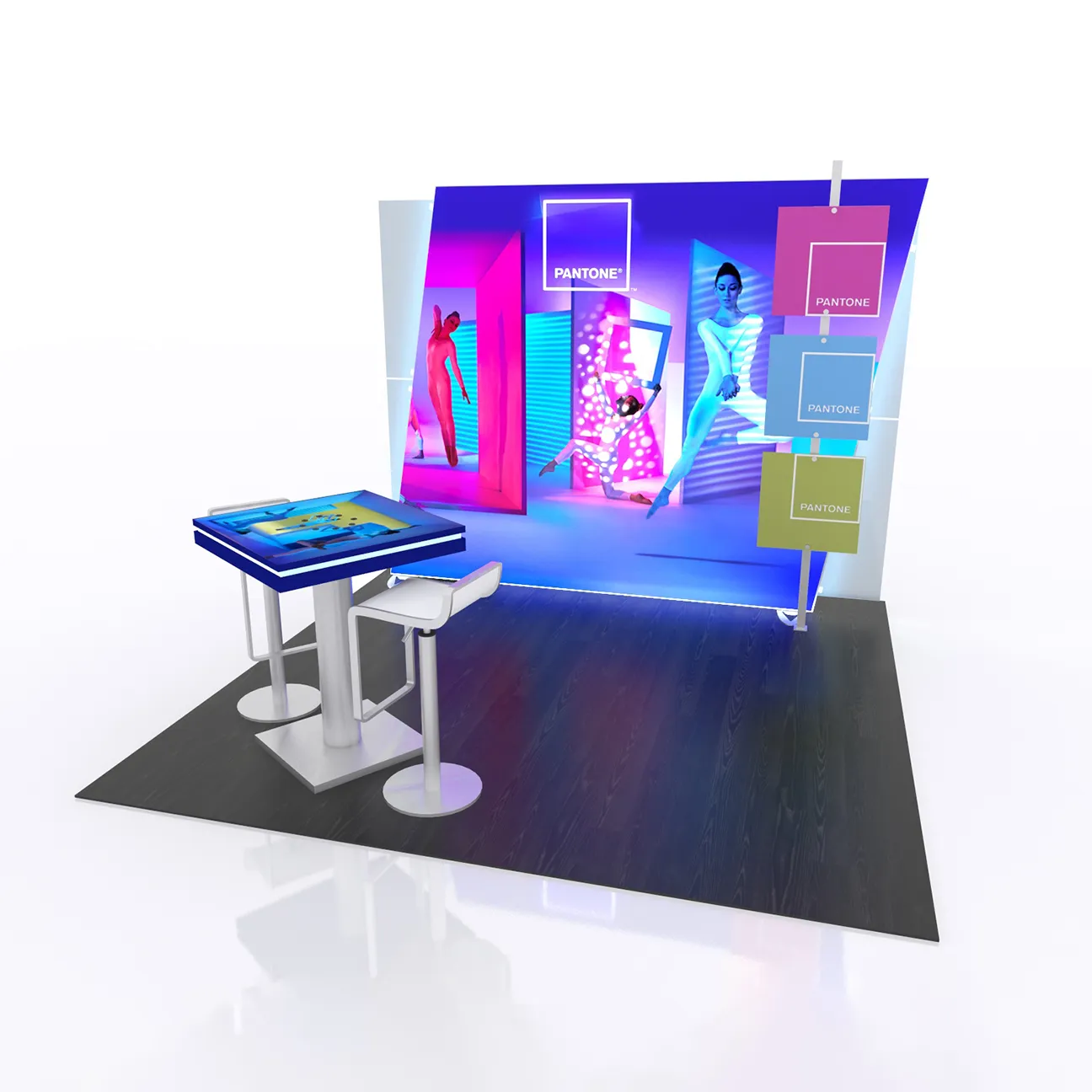 Basic portable trade show display