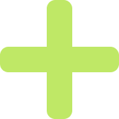 Grünes Pluszeichen mit abgerundeten Ecken.