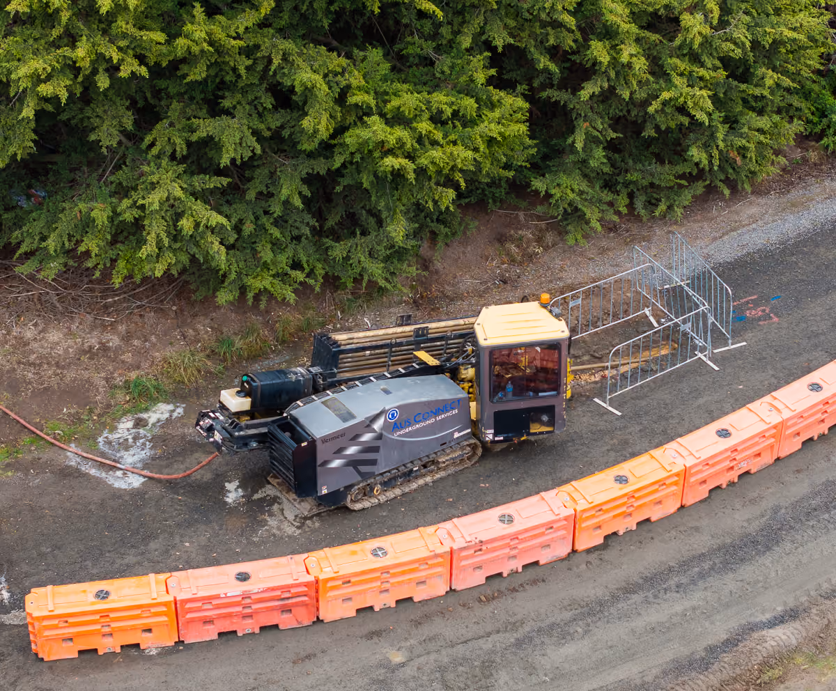 AusConnect horizontal directional drilling crew completing underground infrastructure works