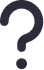 Black question mark icon.