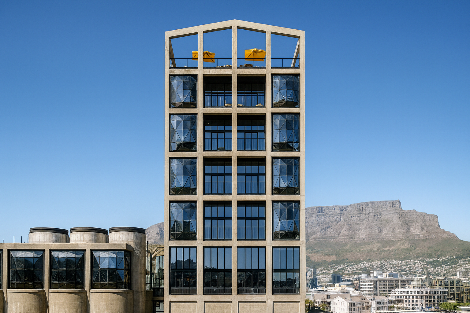 Silo hotel in Cape Town