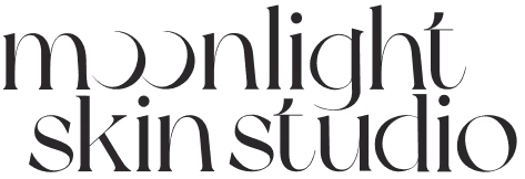 The logo for moonlight skin studio.