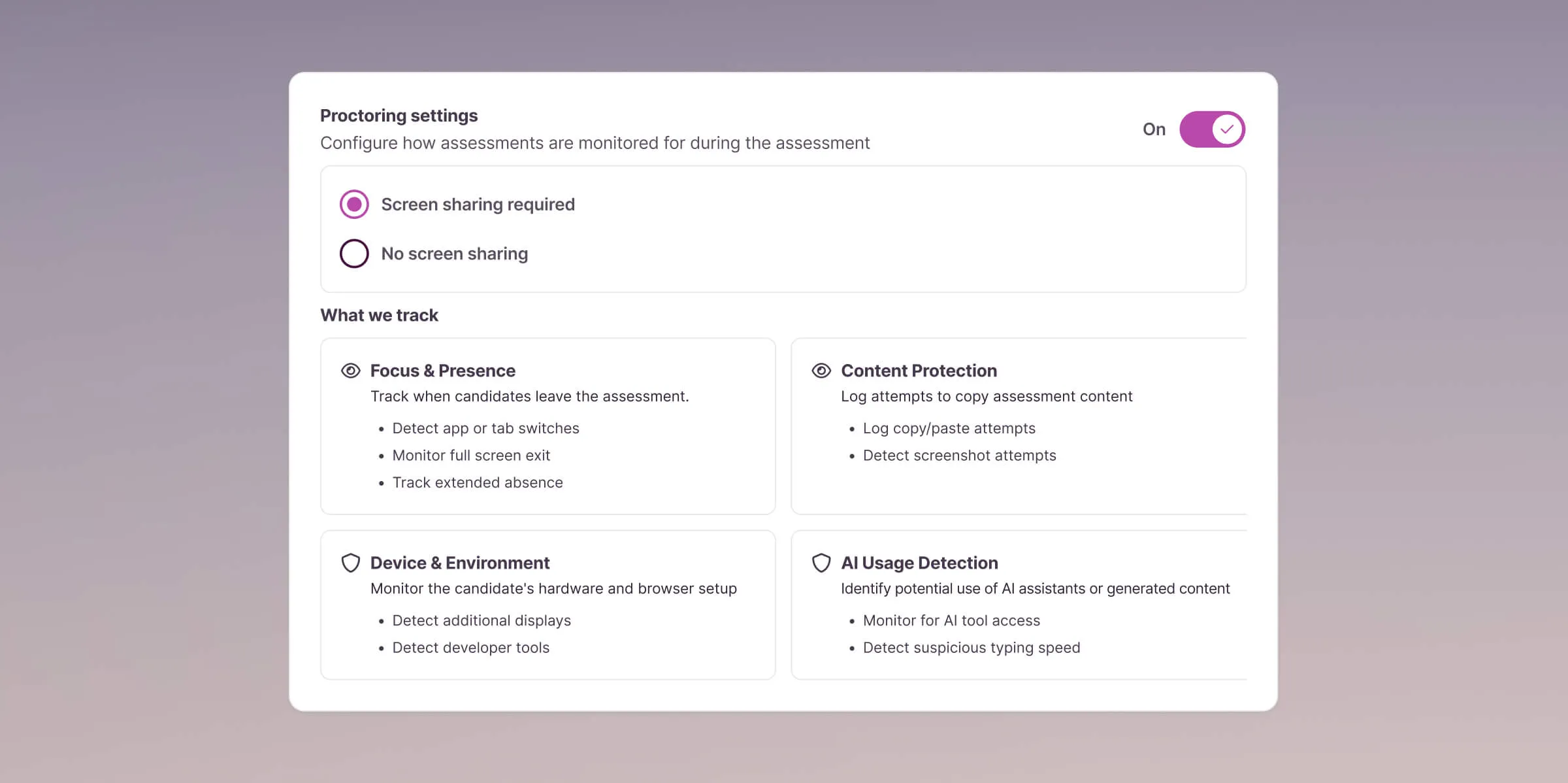 Introducing Proctoring: Assessment Integrity for Every Moment That Matters