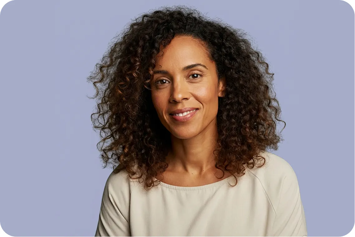 Portrait d’une femme souriante