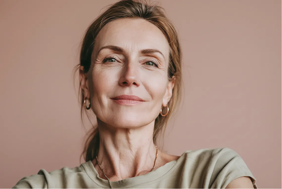 Portrait d’une femme souriante