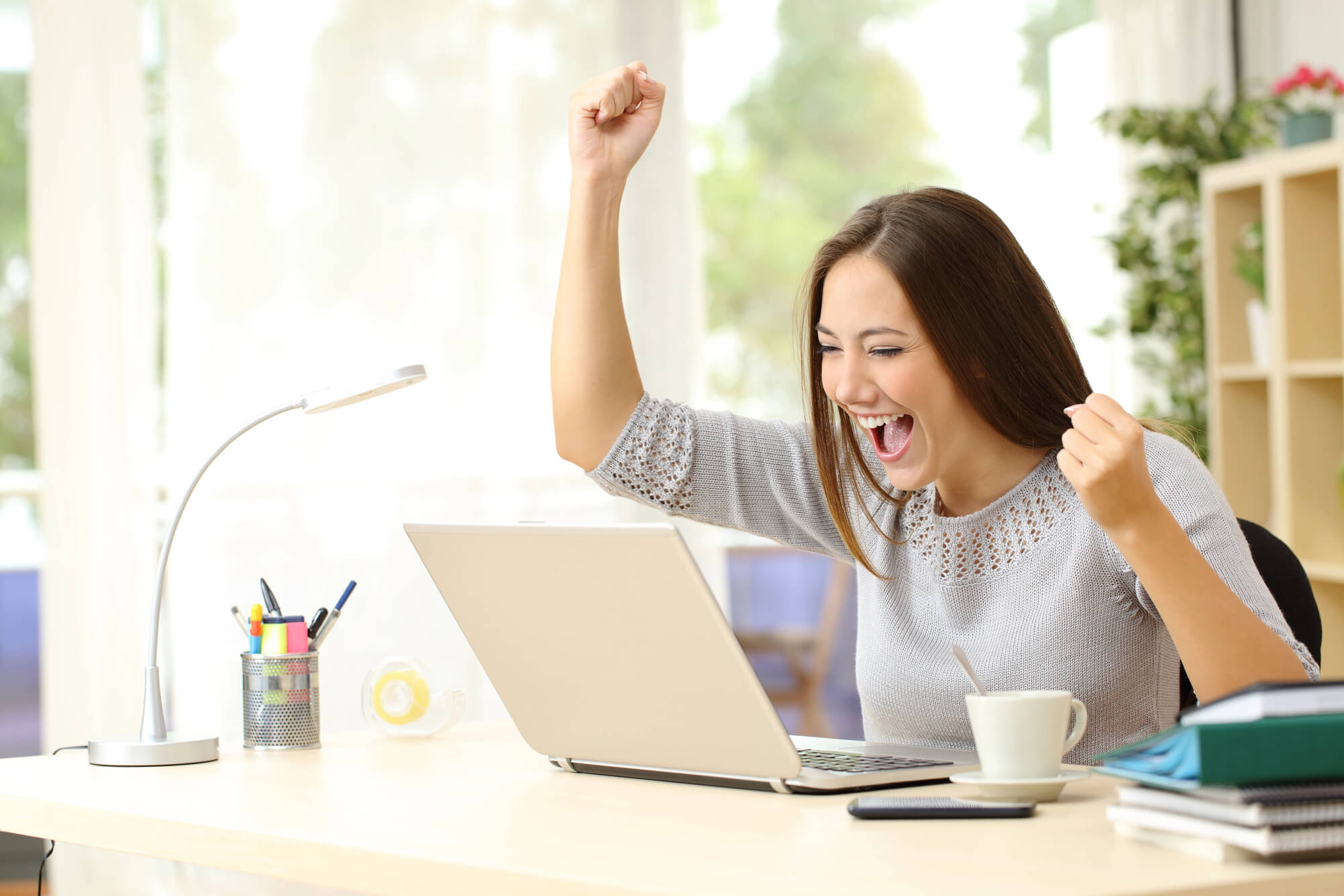 happy woman after Selling My Business for Top Dollar 