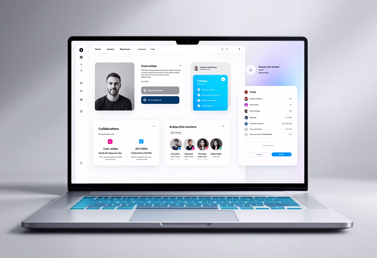 <subject>[interface] screenshot of collaboration interface (for a productivity tools business)</subject>