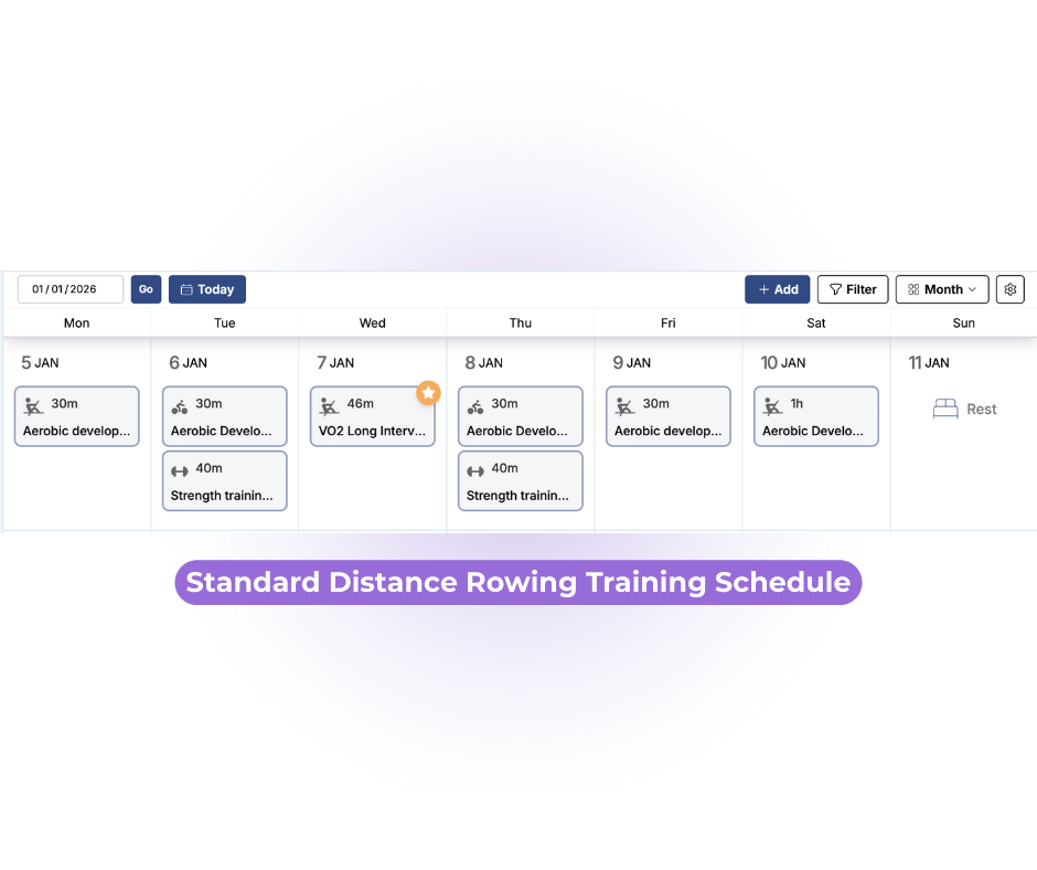 Athletica AI coaching dashboard showing a personalized training plan, current fitness stats, recent goals, and coach feedback for the user named Harrison.