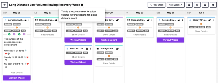Athletica's HYROX strength training workouts in the Global Library