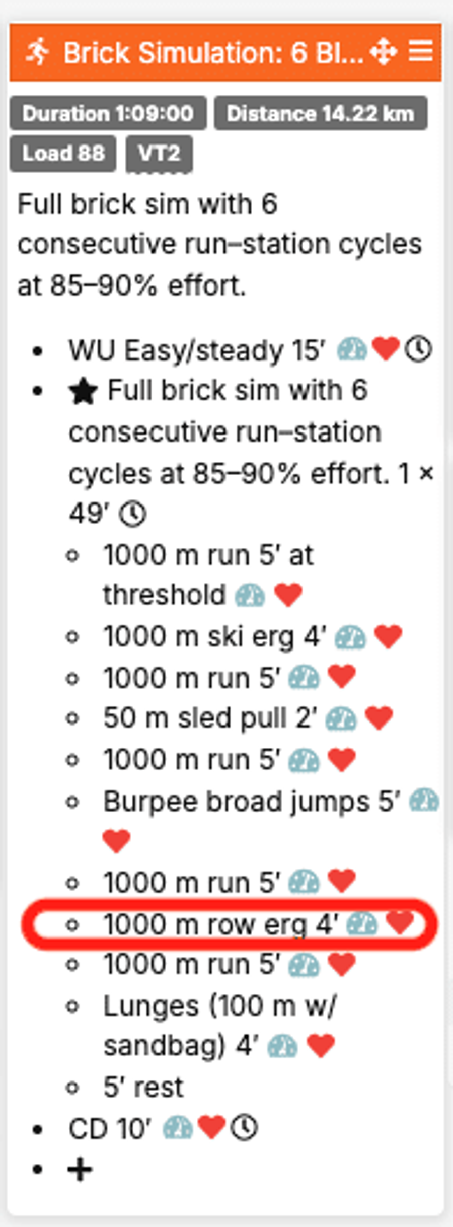 Athletica's HYROX strength training workouts in the Global Library