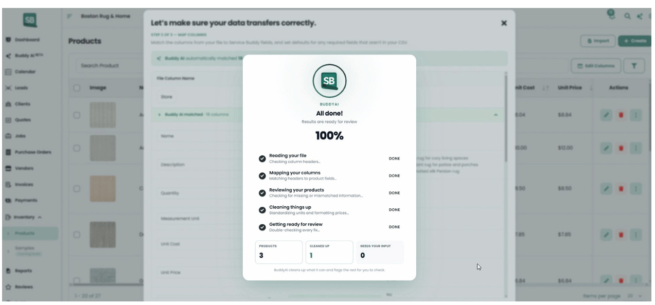 What's New in Service Buddy: AI-Powered Inventory Uploads, Stock Adjustments, and More