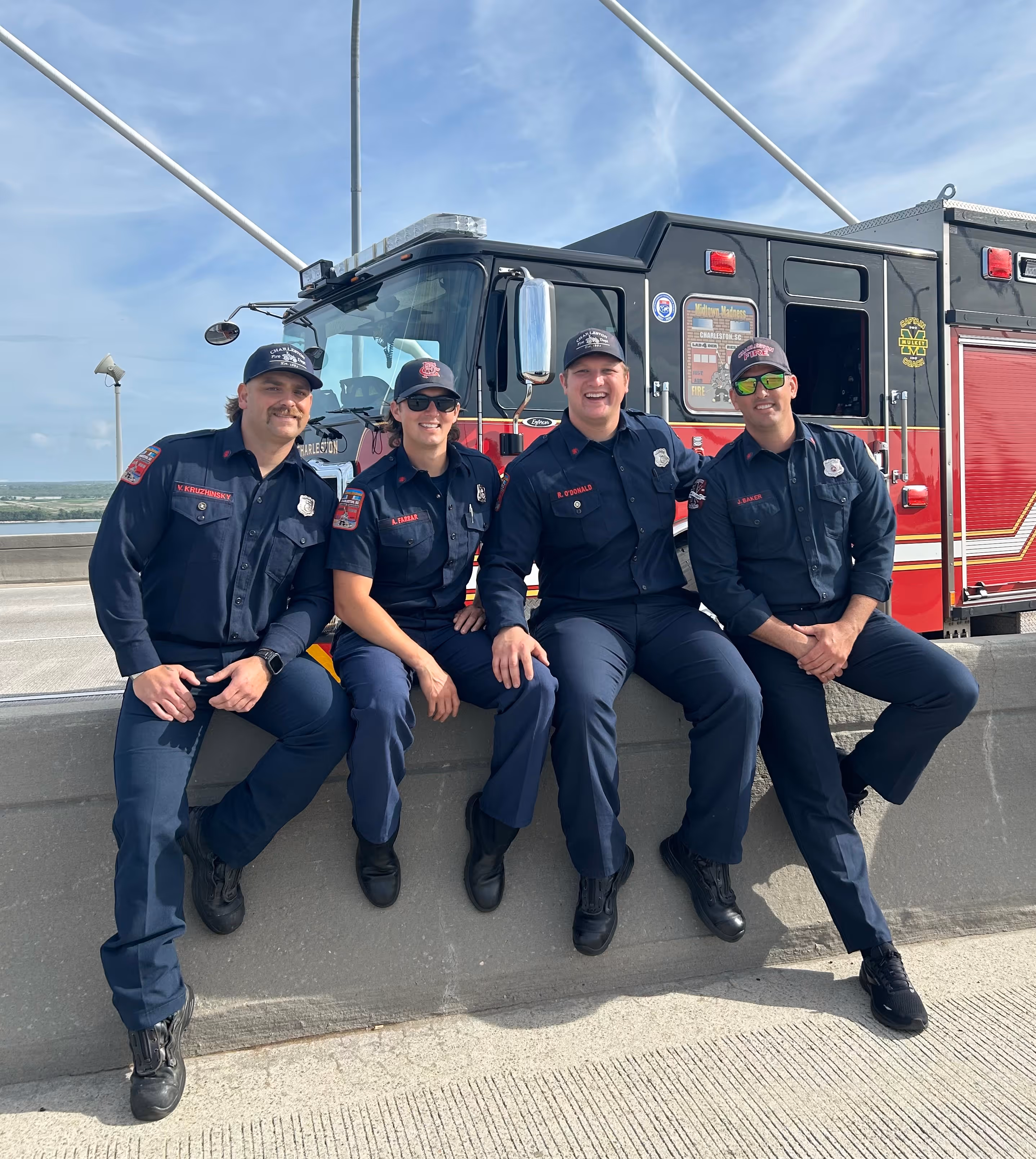 Charleston’s firefighters Members group photo