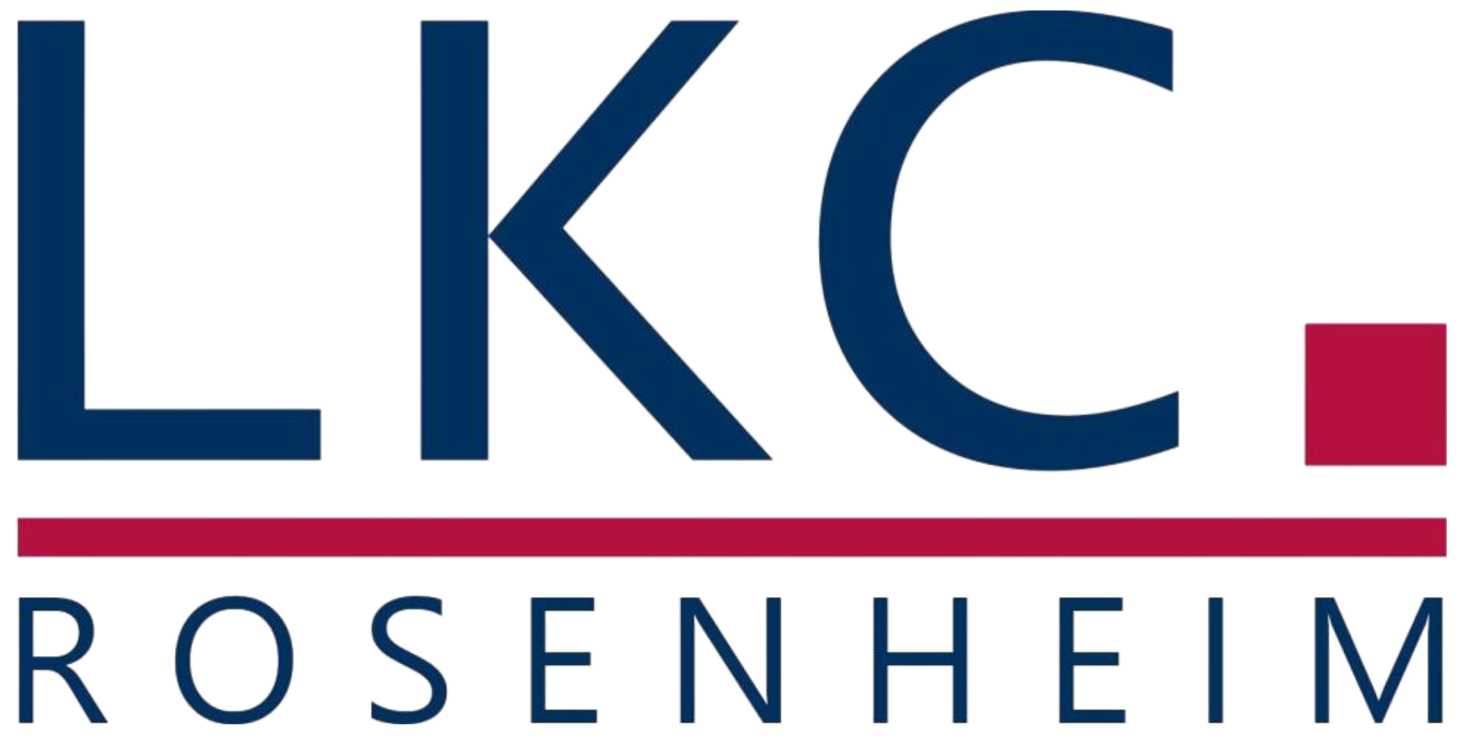 Logo mit Text „LKC ROSENHEIM“.