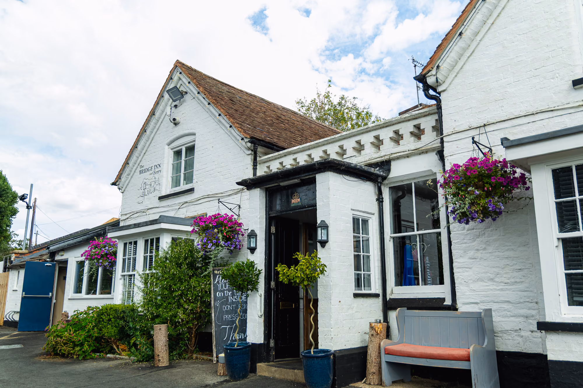 Food and drink served at The Bridge Inn & Ferry pub restaurant