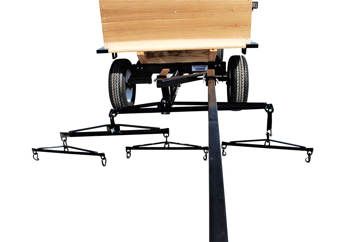 Three Horse Evener Set Up