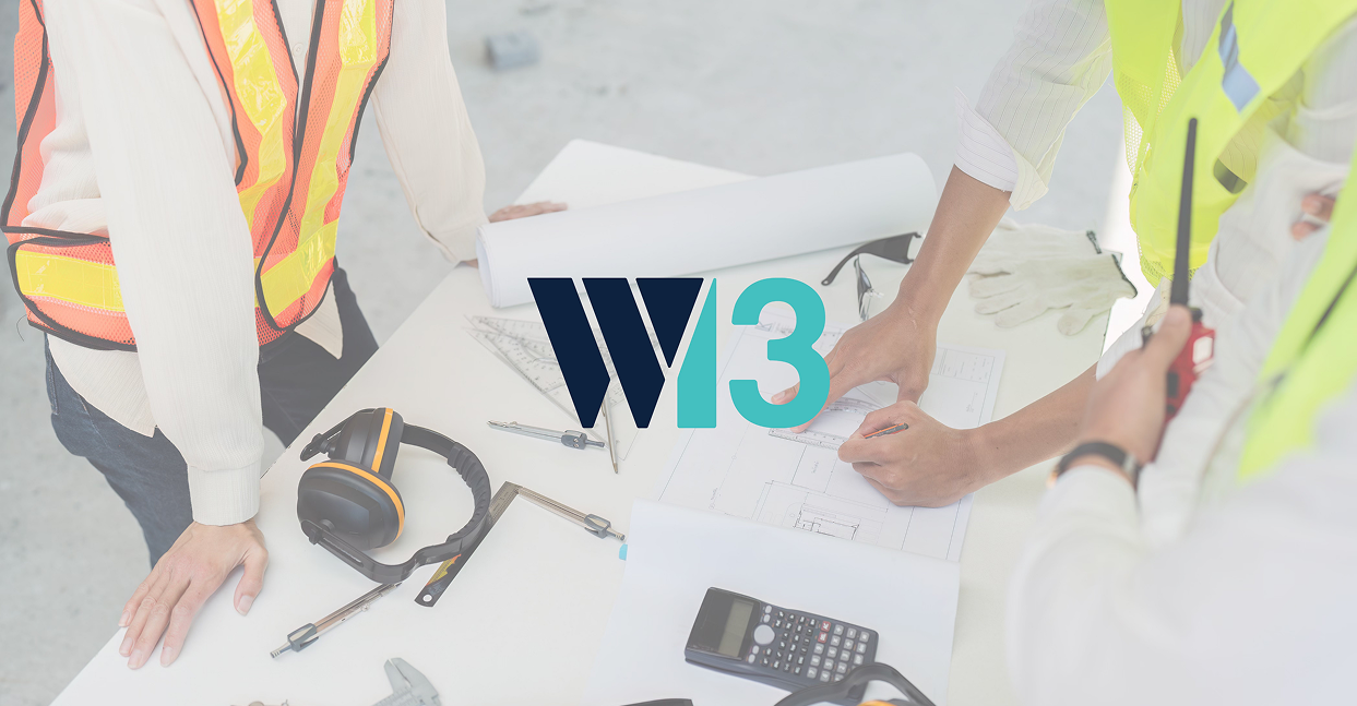 W13 Ltd screenshot with project tools and features, enhanced by 5rv Digital’s digital marketing for architecture firms.