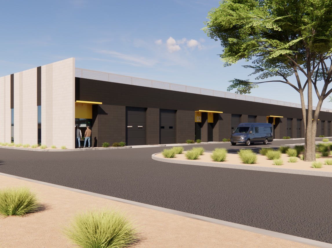 Portis industrial building rendering