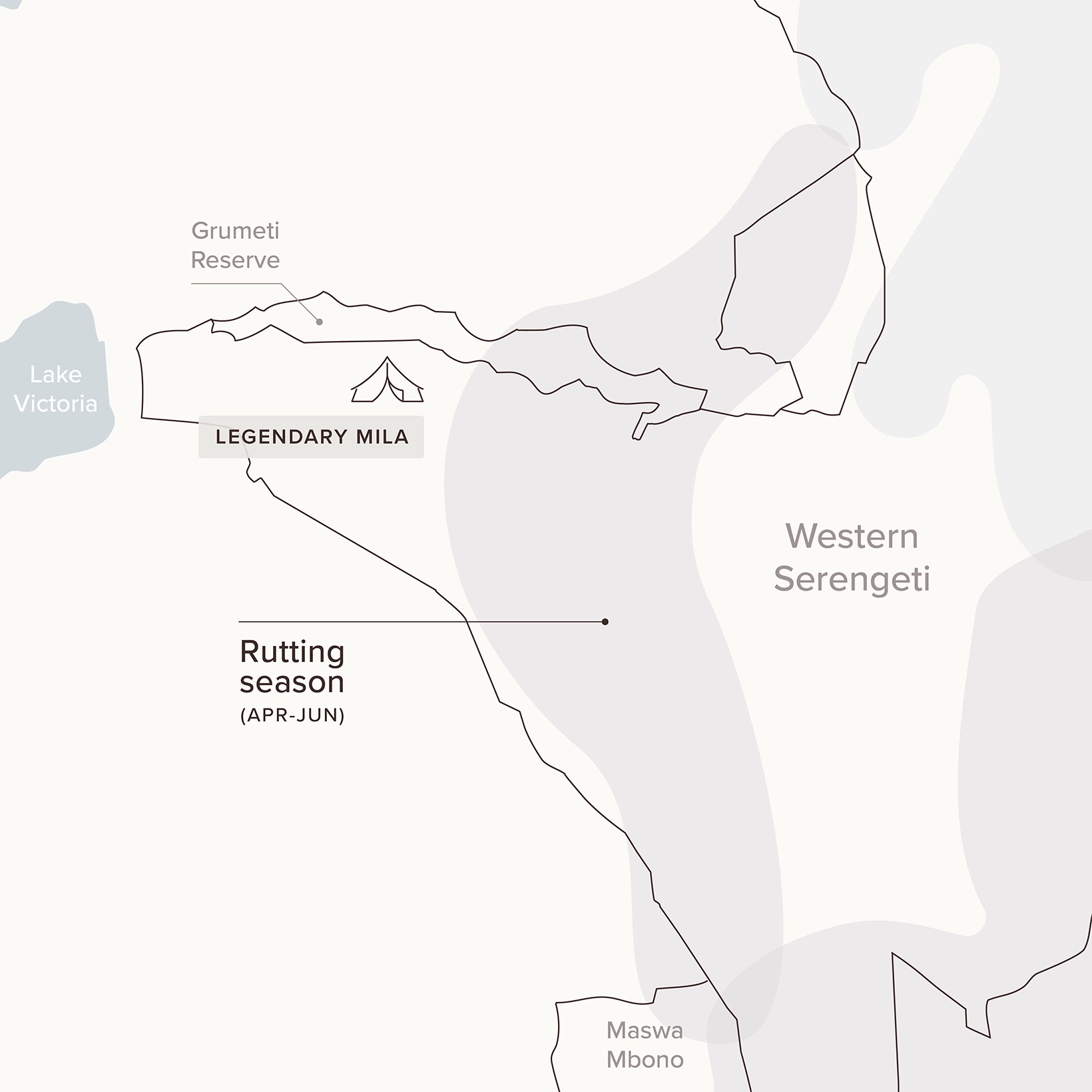 Map showing key regions of Tanzania and surrounding countries.