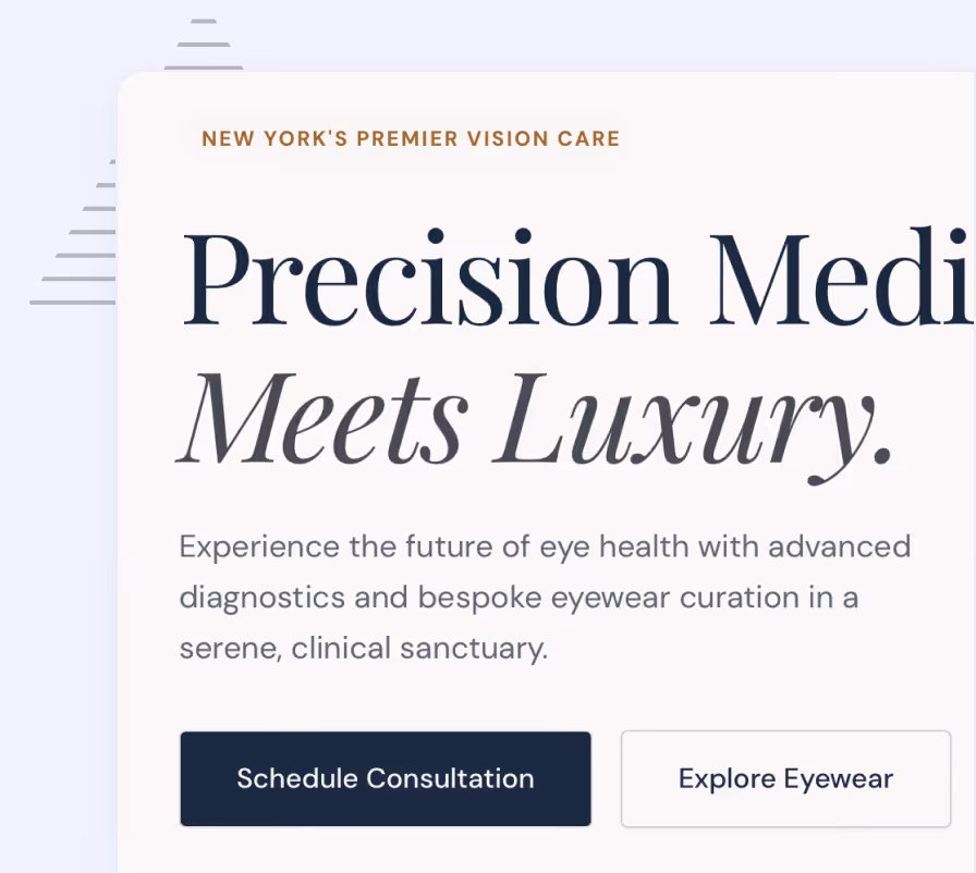 An image showing clear navigation by using ctas that help direct to important parts of the website.