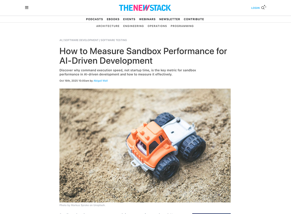 How to Measure Sandbox Performance for AI-Driven Development