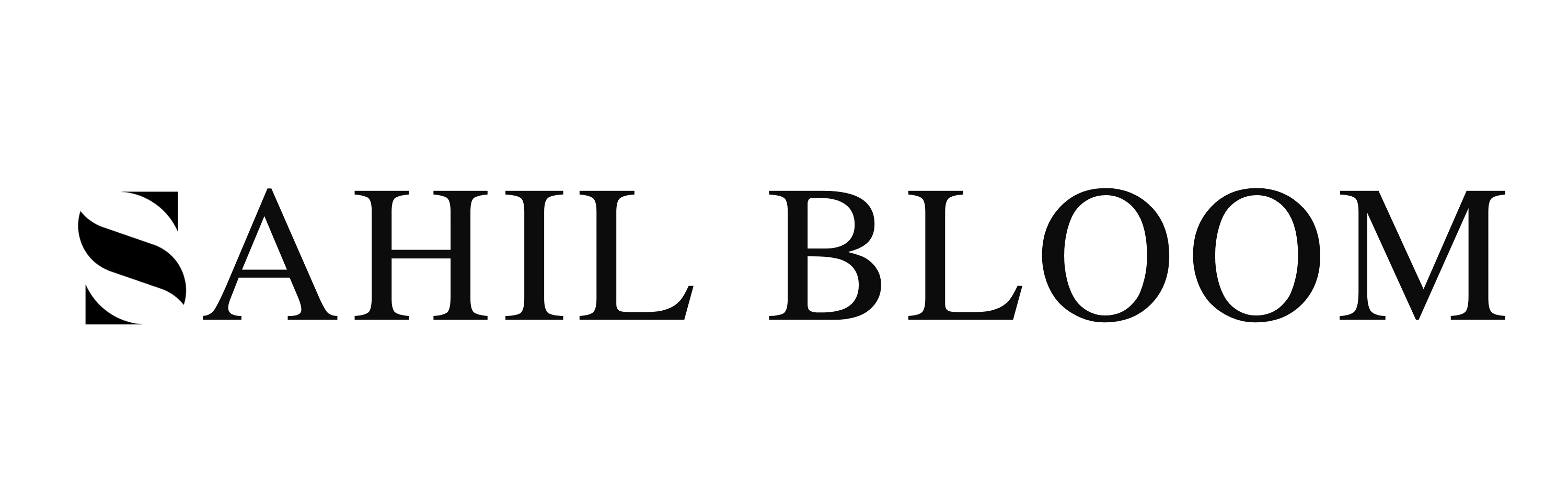 Text reading Sahil Bloom in black font on white background.