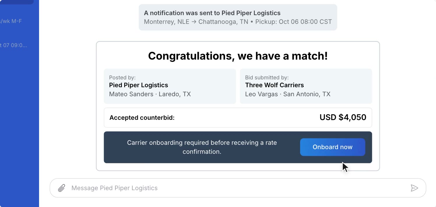 Counter, accept, match: product clip