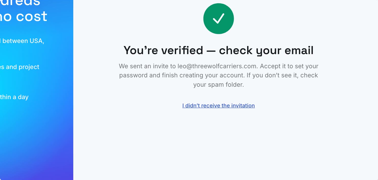 Get verified: product clip