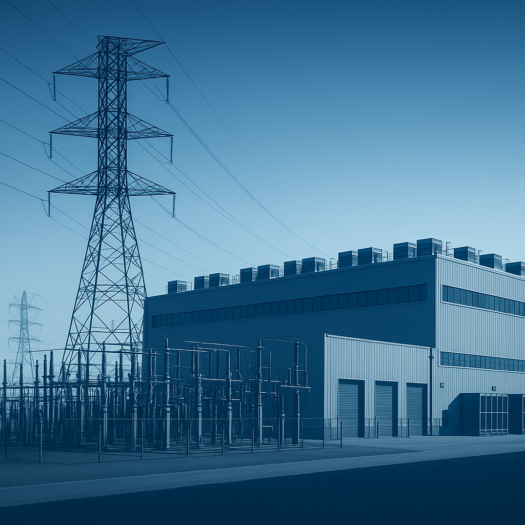 image of factory exterior (for a manufacturing plant)