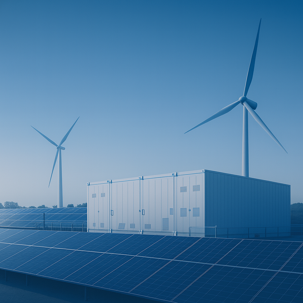 image of solar panels on rooftops