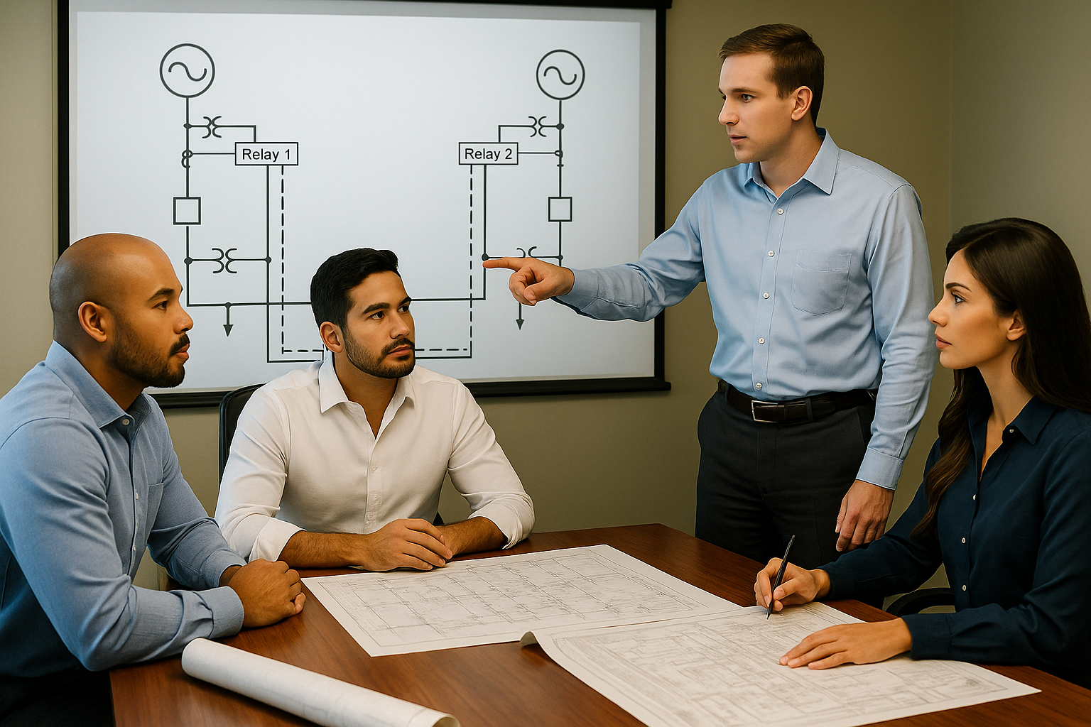 futuristic classroom setting