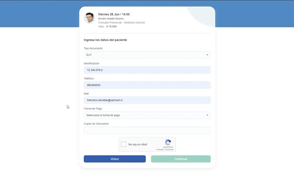Paso 2: Ingresa tus datos