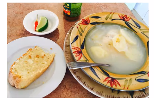 a bowl of food on a plate